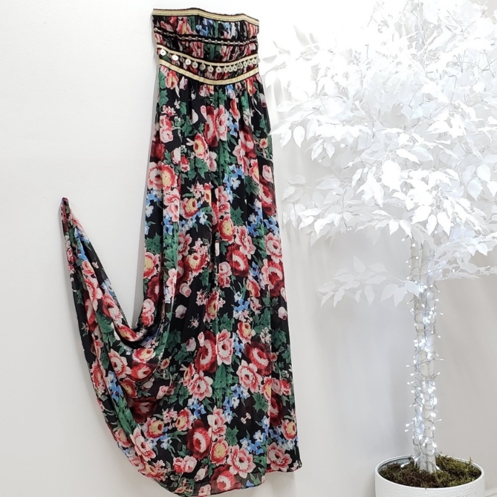 Pearl Georgina Chapman Marchesa Floral Dress